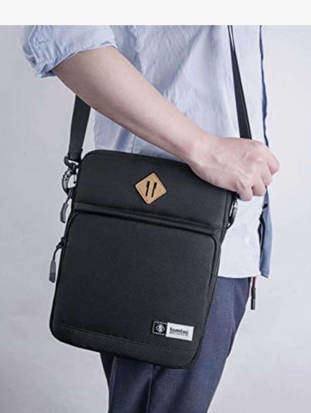 Black Tablet Shoulder Sleeve Bag - Picture 2 of 7